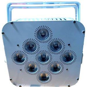 Tacho PAR LED 9x18W 6 en 1 Inalámbrico  Batería+WIFI - SV918 (10 und.+case)