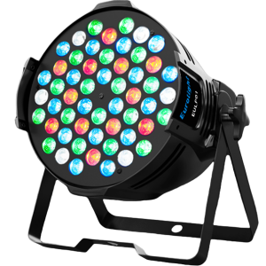 Tacho Par Led 54x3W RGBW Independiente Profesional - EU092E